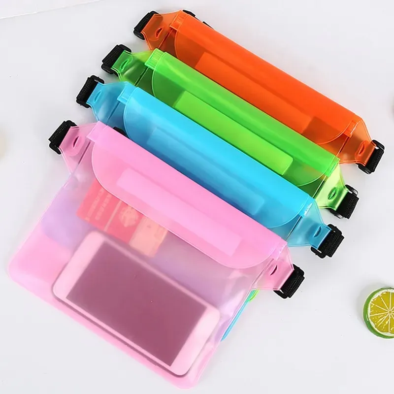 3 Layers High Waterproof Sealing Swimming Bag Large Size Transparent Underwater Dry Protection Bag For iPhone pouch