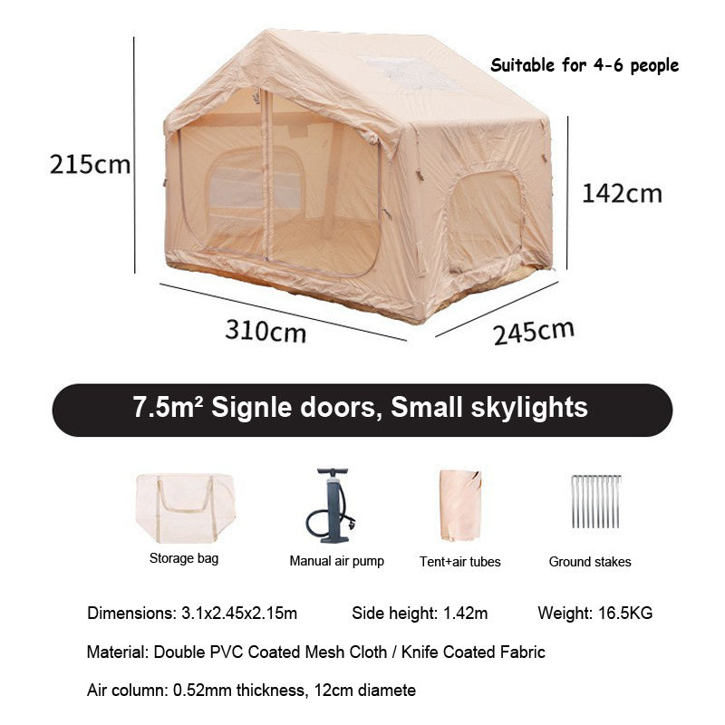 Marron clair 7,5m² Modèle léger