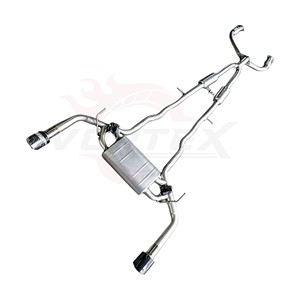 Sistema de Escape Valvetronic de Acero Inoxidable Vortex para Infiniti Q50 Q60 Q70 2.5 3.5 3.7, Silenciador Catback con Puntas de Carbono - Product Image 3