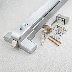 Acil kaçış yangın kapısı kilit cilalı demir boya bitirmek anahtar yangın çıkış için unpanic panik itici kutup - Product Image 6