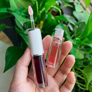 Brillo Labial Líquido 2 en 1 con Aceite <span class=keywords><strong>de</strong></span> Coco, Resistente al Agua, <span class=keywords><strong>de</strong></span> Larga Duración, con Color y Logotipo Personalizado, 4 Colores, Etiqueta Privada - Product Image 3