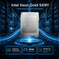 Prosesor Intel Xeon Gold 5418Y Server CPU 24 Core 48 Thread 2.0GHz 3.8GHz 45MB L3 Cache LGA4677 185W