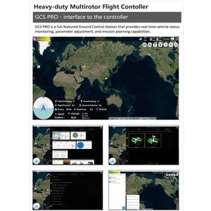 Controlador de Vuelo Integrado GCS PRO IP65, 16 Canales, 10x UART, 6 Interfaces Coaxiales, Tarjeta SD de 32GB, Accesorios para Drones de Carreras FPV UAV - Product Image 3