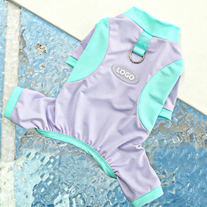 Summer Large Dog Ice Silk Cooling Shirt 4-Legged Pet Apparel Breathable Sunscreen <b>Cat</b> Dog Vest - Product Image 1