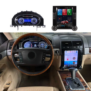 Kit autoradio Android 9,7 pouces avec Wi-Fi intégré, Carplay et écran LCD pour tableau de bord pour Volkswagen VW Touareg 2003-2010 - Product Image 1