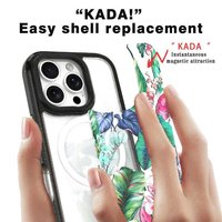 Coque de téléphone avec impression UV personnalisée, plaque détachable avec aimant, étui de téléphone en acrylique 2 en 1 pour iPhone 15 16 15Pro Max 16Pro Max