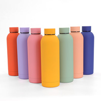 AI-MICH bouteille d'eau isolée à double paroi en acier inoxydable 500ml avec logo personnalisable