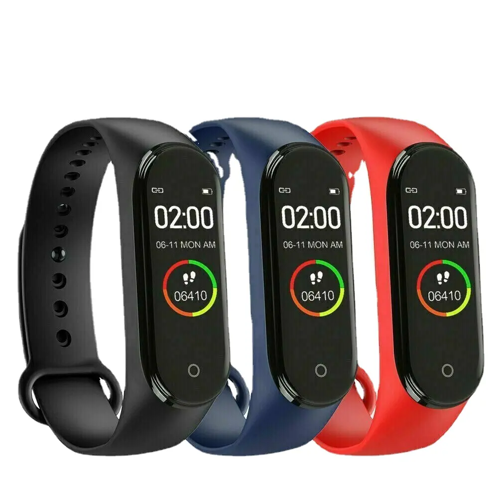Smartwatch m6 2021, relógio inteligente com monitoramento de atividades, frequência cardíaca, à prova d' água, venda quente de relógio inteligente m6