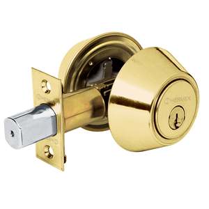 Chiavetta con catenaccio in ottone CERO-12P base Hermex chiave per bulloni per porte e finestre - Product Image 2