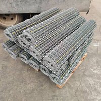 Arado de Cadena de Alta Resistencia, Alfombra de Arrastre Flexible de Acero para Tractor ATV |   Arado de Arrastre para Pasto, para Nivelación del Suelo y Esparcimiento de Estiércol
