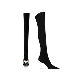 <span class=keywords><strong>Botas</strong></span> por Encima <span class=keywords><strong>de</strong></span> la Rodilla Personalizadas para <span class=keywords><strong>Mujer</strong></span>, Nuevo Estilo Otoño-Invierno 2026, <span class=keywords><strong>Botas</strong></span> <span class=keywords><strong>de</strong></span> Dama Extremadamente Sexys y Versátiles - Product Image 3