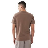 T-shirt Homme Personnalisé en Coton 100% Uni, 220 Grammes, Haute Qualité, Vente en Gros, de Guangzhou