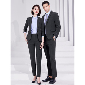 High End Business Suits For Men And Women Long Sleeve Polyester Workwear Formal Professional Attire For Office Uniforms Fall - Product Image 4