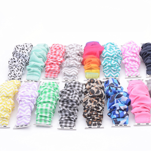 Women's Elastic Braided Nylon Strap for Apple Watch 10 4 5 6 7 8 Smart Watch Bands for 38/40/42/44/41/42/45/46/49mm Wristbands