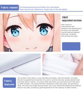 HTPmart 150x50cm stampa Anime federa per cuscino in pelle di pesca copricuscino Dakimakura - Product Image 3
