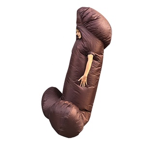 Conception drôle Costume fantaisie tenue gonflable pénis fête Costume pour Adt haute qualité nouveau écologique 100% Polyester unisexe - Product Image 4