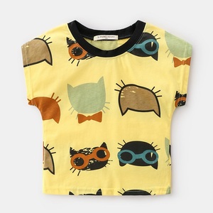 T-shirt pour petit garçon à manches courtes en coton imprimé dessin animé, best-seller, de qualité supérieure - Product Image 5