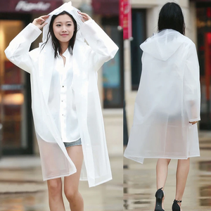 Best Price Advertising <strong>Raincoat</strong> Reusable Thickened EVA <strong>Raincoat</strong> Unisex Long Hooded Impermeable <strong>Raincoat</strong> for Promotion - Product Image 3