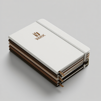 Carnet de notes personnalisé de haute qualité imprimé sur mesure, format A5, couverture rigide en carton, papier ligné pour l'art, avec estampage à chaud
