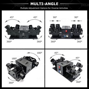 Macchina per Coriandoli DELIFX a Quattro Trigger, Lanciatore di Coriandoli DMX512 per DJ, Club, Eventi, Feste e Gender Reveal Party - Product Image 2
