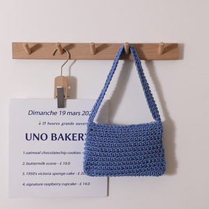 Borsa a mano in <span class=keywords><strong>filo</strong></span> di cotone intrecciato <span class=keywords><strong>borse</strong></span> da donna nuova borsa a tracolla <span class=keywords><strong>per</strong></span> borsa a mano all'<span class=keywords><strong>uncinetto</strong></span> <span class=keywords><strong>per</strong></span> le donne - Product Image 3