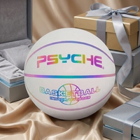 Ballon de basket réfléchissant, taille standard américaine 7, pour la nuit