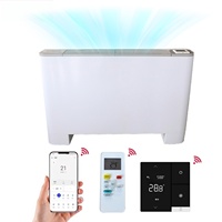 Unité de ventilo-convecteur à eau glacée commerciale, type au sol, pour hôtel, pour le chauffage et la climatisation avec pompe à chaleur