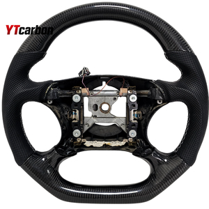 Volante de Fibra de Carbono Real Personalizado Estilo Racing YTcarbon para Seville SLS STS 92-97, Accesorios Interiores para Auto - Product Image 1