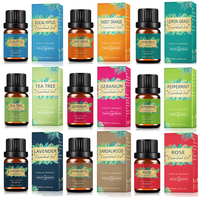 Huiles Essentielles Pures OEM : Arbre à Thé, Menthe, Citron, Lavande – Huile Aromatique pour Diffuseur, Huile Parfumée pour Bougies, Spa et Sommeil