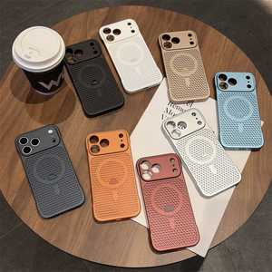Fundas Magnéticas Ultrafinas Mate con Disipación de Calor para iPhone 17 12 13 14 15 16 Pro Max, Carcasa Trasera Protectora sin Marco - Product Image 1