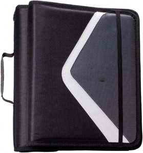 Free Sample BSCI 400 Page Capacity 2 Inch 3 <b>Ring</b> Zipper <b>Binder</b> with Detachable Shoulder Straps Use for School - Product Image 6