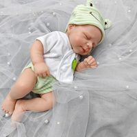 Poupées Reborn Miniatures en Silicone Intégral, Réalistes comme des Bébés Véritables, 30 cm, Corps Souple, Caractéristiques Détaillées, Cadeau de Collection