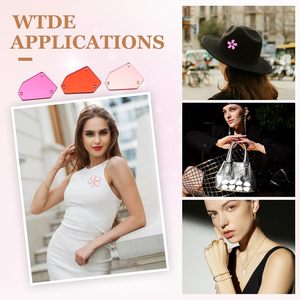 เมคคาไนซิตี้ ชิ้นคริสตัลอะคริลิกทรงไม่สม่ำเสมอแบบเย็บติด มีรู  คริสตัลรูปทรงกระจก  ลูกปัดเพชร สำหรับงาน DIY ปาร์ตี้เต้นรำ W - Product Image 6