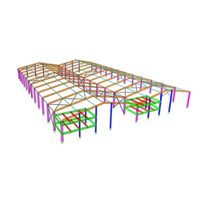 Entrepôt préfabriqué en acier léger à faible coût, abri de voiture moderne, imperméable, ignifuge, anticorrosion, <span class=keywords><strong>grand</strong></span> <span class=keywords><strong>espace</strong></span> - Product Image 1