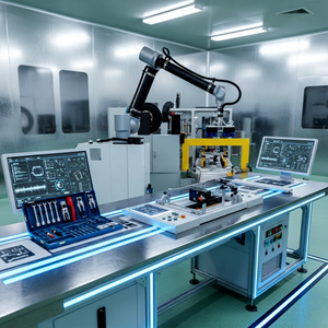 Robot Paletizador Automático Industrial, Máquina Apiladora de Palés para Papel, Plástico, Metal, Madera, Carga de 30 kg, Embalaje de Cartón - Product Image 1