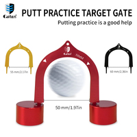 Porte de jeu de golf d'entraînement à 3 portes, personnalisée en usine, à prix bas, pour l'entraînement au putting et la cible de mise au point, pour usage intérieur, à la maison ou au bureau