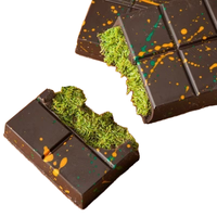 Boîte Cadeau de Chocolats de Dubaï Fait Main OEM de Haute Qualité, Saveur Pistache Croquante, Gâteau Mille Feuilles pour Occasions Spéciales