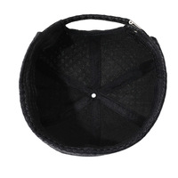 Gorro Tang Hat Grande a Cuadros Transpirable sin Visera Ajustable Estilo Hip Hop Gorro de Granjero Chino