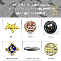 Pièce de monnaie commémorative en métal moulé sur mesure, thème océan, médaille souvenir ronde, pièce de défi en relief 3D, cadeau pour la vente en gros OEM