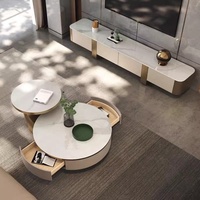 Une belle table basse blanche pour la maison Table de salon design d'angle Table centrale de salon
