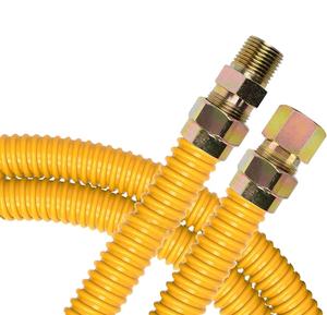 Гибкая гофрированная газовая труба из нержавеющей стали марки 300 серий, сертифицированная CAS, со сваркой спирального типа, с услугами гибки и резки - Product Image 1