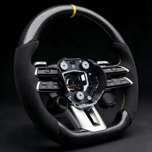 Volante de Fibra de Carbono Real Personalizado a <span class=keywords><strong>Precio</strong></span> de Fábrica, Reemplazo para <span class=keywords><strong>Mercedes</strong></span> <span class=keywords><strong>Benz</strong></span> Clase G W463 GLE GLS Tuning - Product Image 6