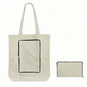 Bolsa de Tela Ecológica Personalizada, Rectangular Original, de Lona con Asas de Algodón, con Impresión de Logotipo de Letras Lisas, Bolsas de Compra Hechas a Medida - Product Image 1