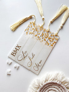 Segnalibro personalizzato in resina personalizzato accessori per libri fatti a mano regalo per insegnante - Product Image 4