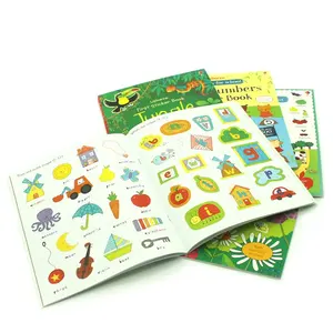 Personalizzati Per Bambini Sticker Book Libro Illustrato Aziende di Stampa Shenzhen