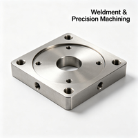 Fabrication sur mesure de grandes bases de machines industrielles en acier au carbone soudé, certifiées ISO9001, découpe laser CNC de précision