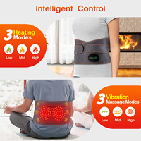 Kabelloses Lendenwirbel-Massagegerät zur Schmerzlinderung, Elektrisch Beheizter Vibrations-Gürtel für die Untere Rückenmassage