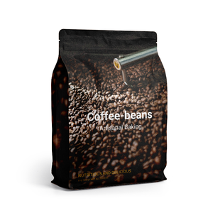 Gold Goil Stand up Coffee Bag Papel <span class=keywords><strong>de</strong></span> aluminio Paquete <span class=keywords><strong>de</strong></span> fondo plano Válvula Plástico Small Business Pack Café Comida Uso industrial - Product Image 2