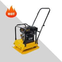 Fabricant: Compacteur portatif manuel vibrant de plat C-90 la machine électrique de bourreur de plat d'essence