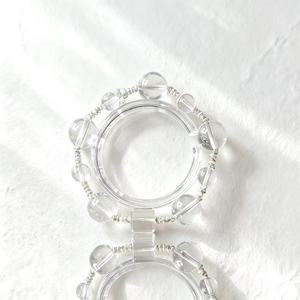 Bracelet en cristal blanc <span class=keywords><strong>de</strong></span> qualité supérieure, guérisseur <span class=keywords><strong>de</strong></span> <span class=keywords><strong>l</strong></span>'<span class=keywords><strong>âme</strong></span>, perles <span class=keywords><strong>de</strong></span> quartz clair naturel, géométrie sacrée Reiki, chakra, pierres <span class=keywords><strong>de</strong></span> guérison spirituelle - Product Image 3